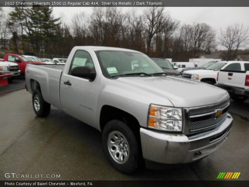 Silver Ice Metallic / Dark Titanium 2012 Chevrolet Silverado 1500 LS Regular Cab 4x4