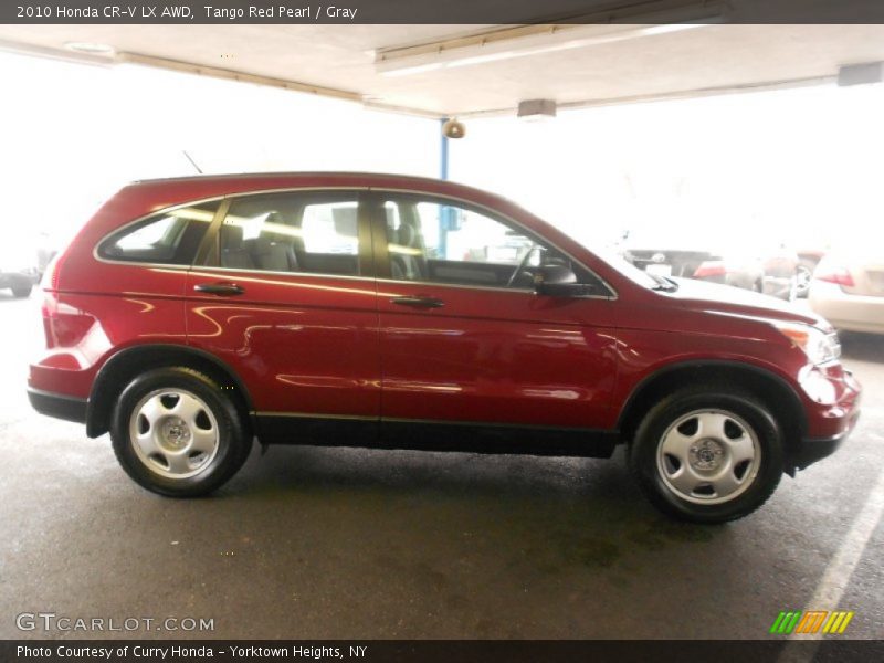 Tango Red Pearl / Gray 2010 Honda CR-V LX AWD