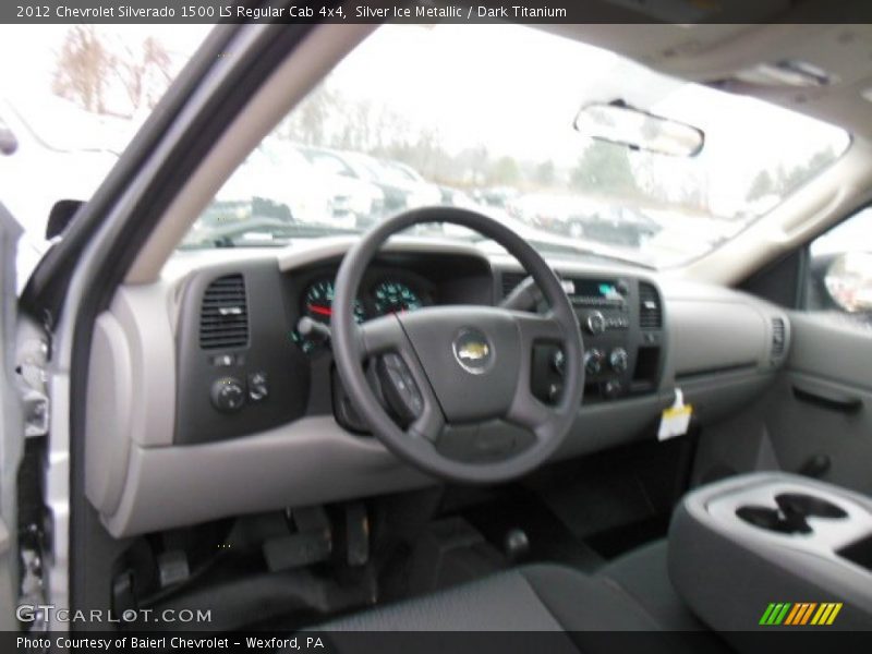 Silver Ice Metallic / Dark Titanium 2012 Chevrolet Silverado 1500 LS Regular Cab 4x4