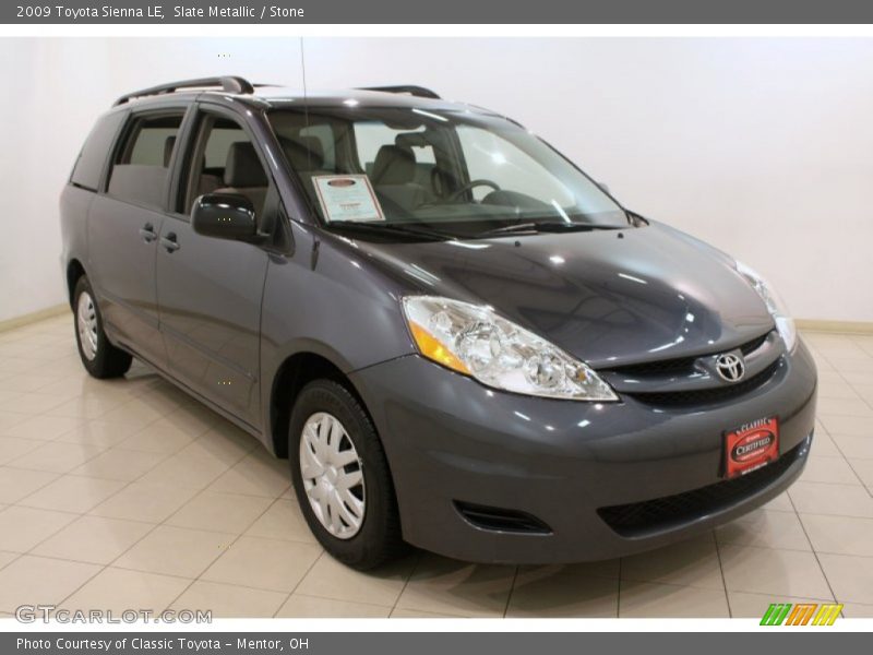 Slate Metallic / Stone 2009 Toyota Sienna LE