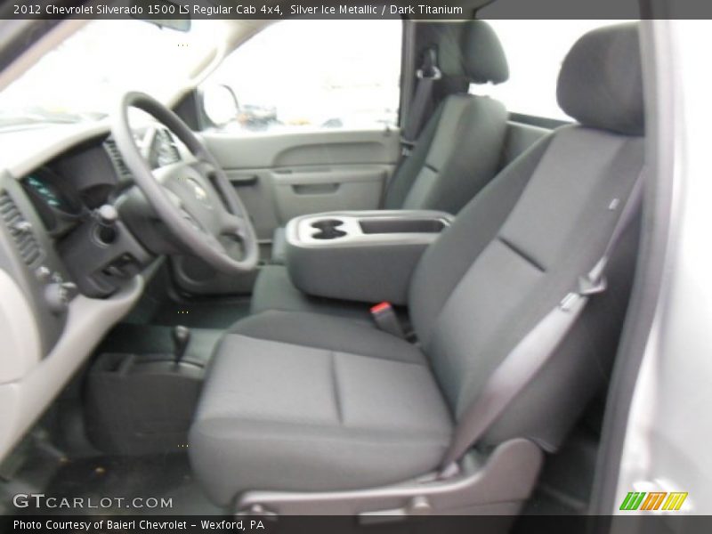 Silver Ice Metallic / Dark Titanium 2012 Chevrolet Silverado 1500 LS Regular Cab 4x4