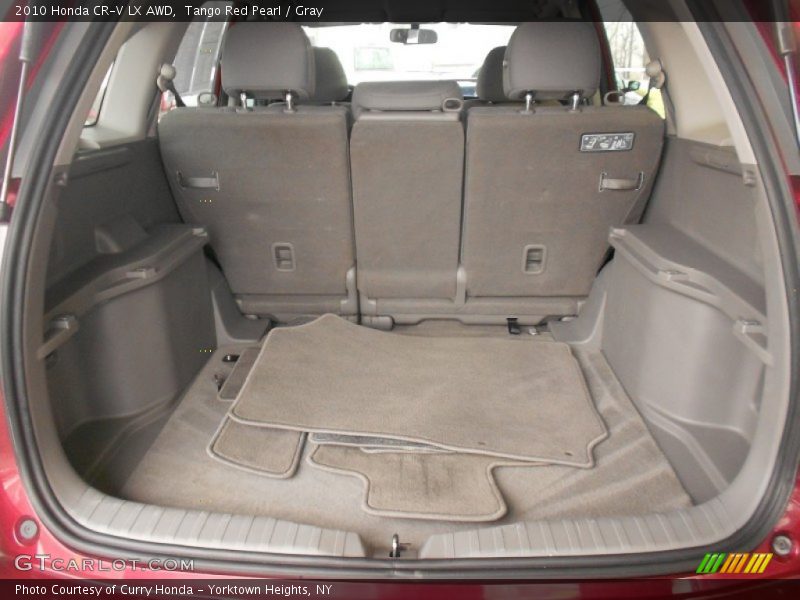 Tango Red Pearl / Gray 2010 Honda CR-V LX AWD