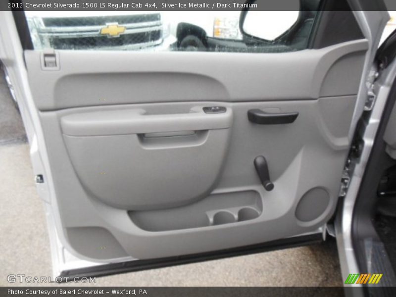 Silver Ice Metallic / Dark Titanium 2012 Chevrolet Silverado 1500 LS Regular Cab 4x4