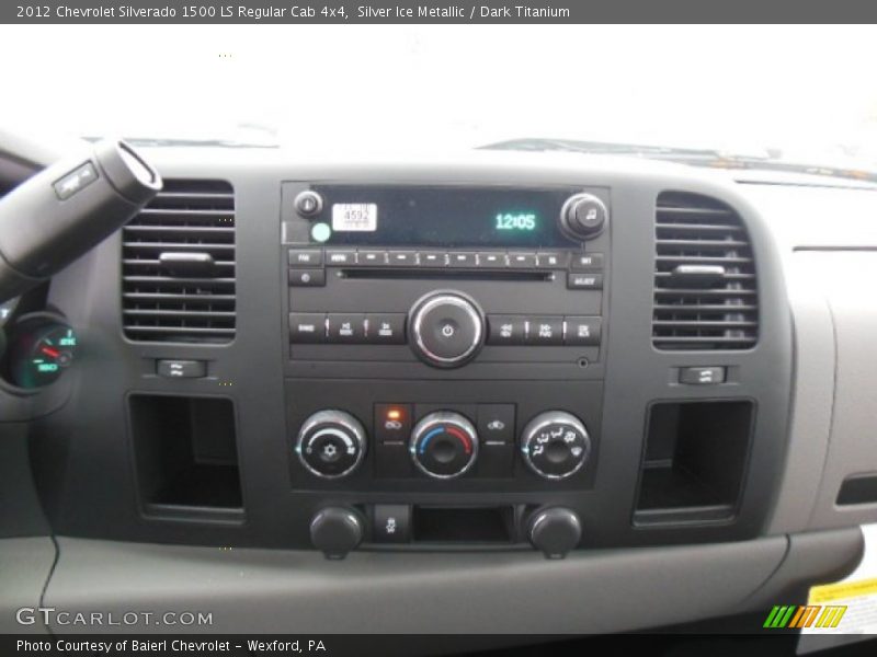 Silver Ice Metallic / Dark Titanium 2012 Chevrolet Silverado 1500 LS Regular Cab 4x4