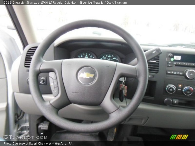 Silver Ice Metallic / Dark Titanium 2012 Chevrolet Silverado 1500 LS Regular Cab 4x4