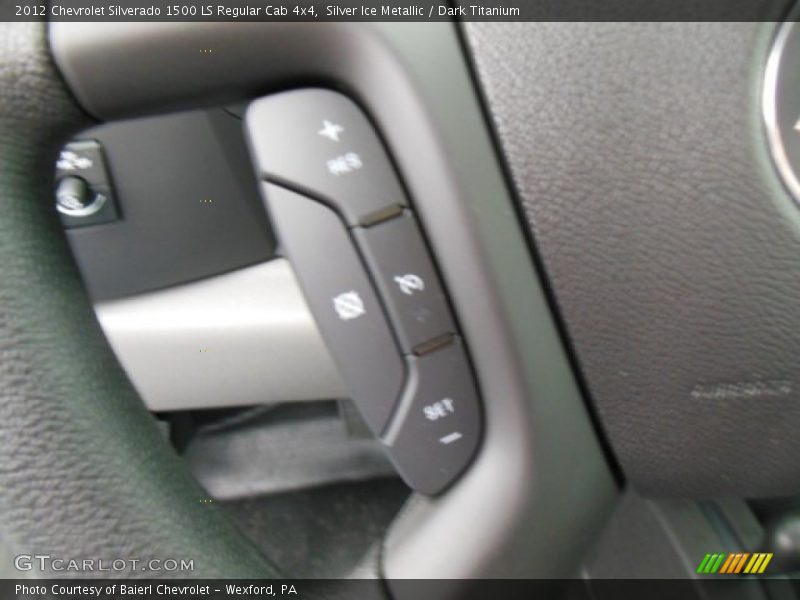 Silver Ice Metallic / Dark Titanium 2012 Chevrolet Silverado 1500 LS Regular Cab 4x4