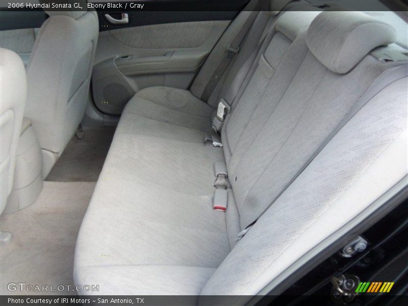 Ebony Black / Gray 2006 Hyundai Sonata GL