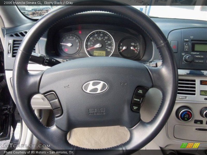 Ebony Black / Gray 2006 Hyundai Sonata GL