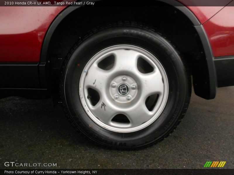 Tango Red Pearl / Gray 2010 Honda CR-V LX AWD