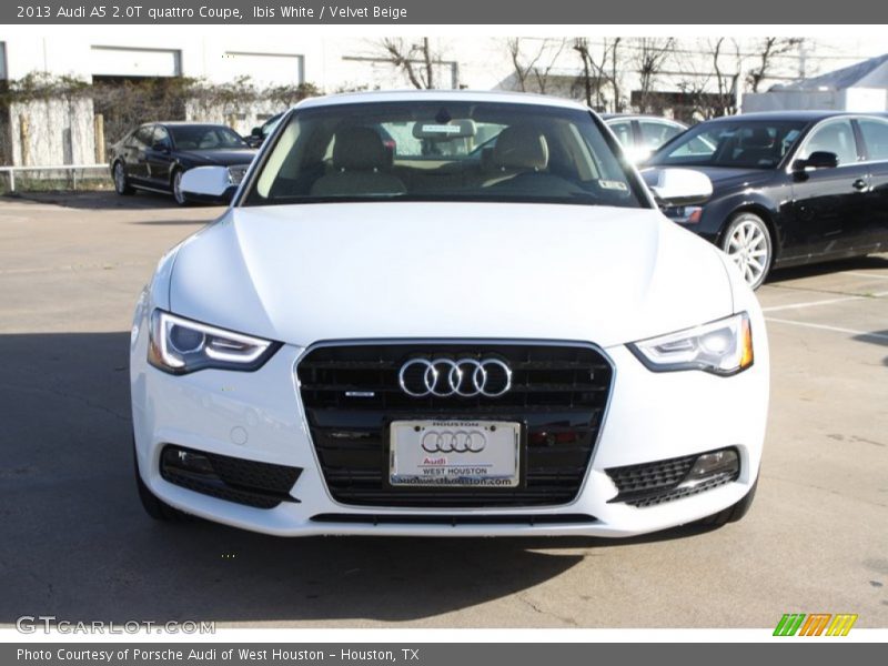 Ibis White / Velvet Beige 2013 Audi A5 2.0T quattro Coupe