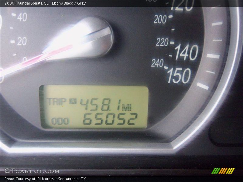 Ebony Black / Gray 2006 Hyundai Sonata GL