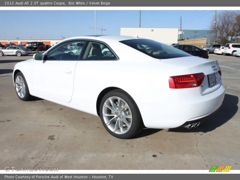 Ibis White / Velvet Beige 2013 Audi A5 2.0T quattro Coupe