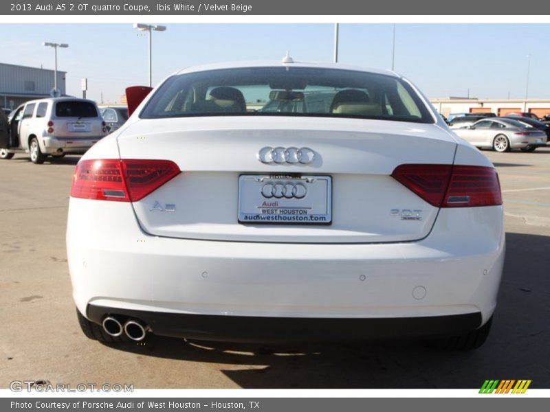 Ibis White / Velvet Beige 2013 Audi A5 2.0T quattro Coupe