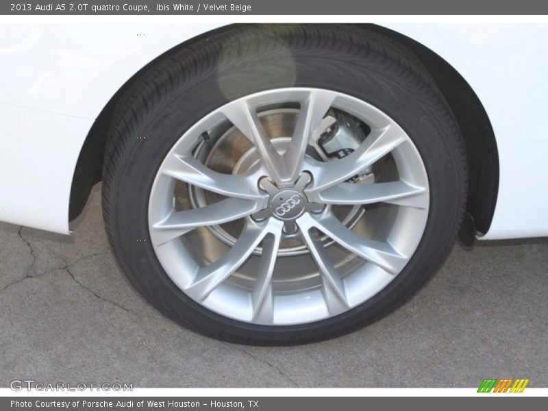 Ibis White / Velvet Beige 2013 Audi A5 2.0T quattro Coupe