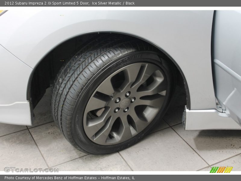Ice Silver Metallic / Black 2012 Subaru Impreza 2.0i Sport Limited 5 Door