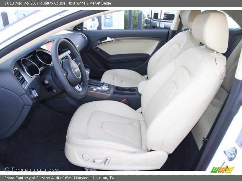 Ibis White / Velvet Beige 2013 Audi A5 2.0T quattro Coupe