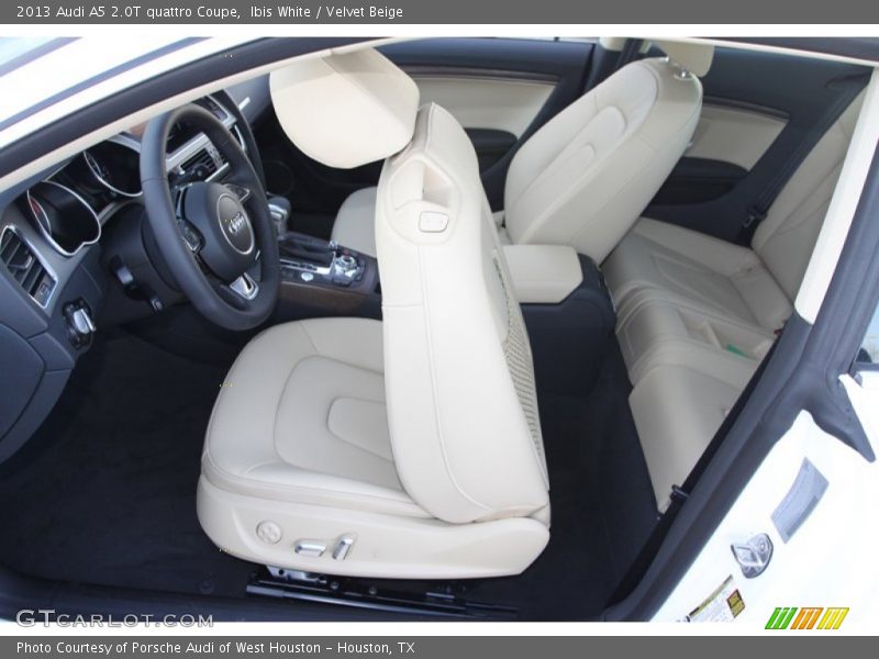 Ibis White / Velvet Beige 2013 Audi A5 2.0T quattro Coupe