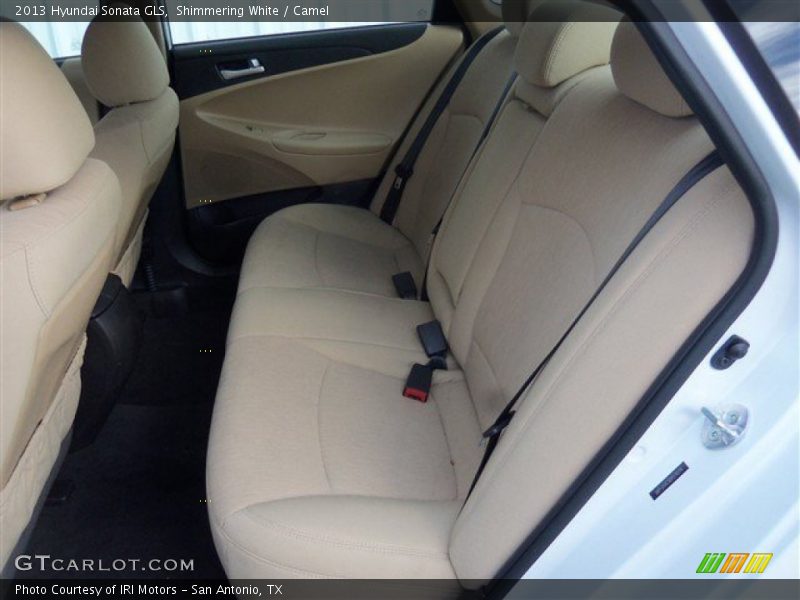 Shimmering White / Camel 2013 Hyundai Sonata GLS