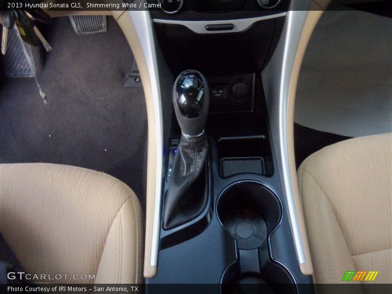 Shimmering White / Camel 2013 Hyundai Sonata GLS