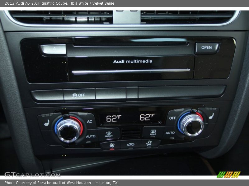 Ibis White / Velvet Beige 2013 Audi A5 2.0T quattro Coupe