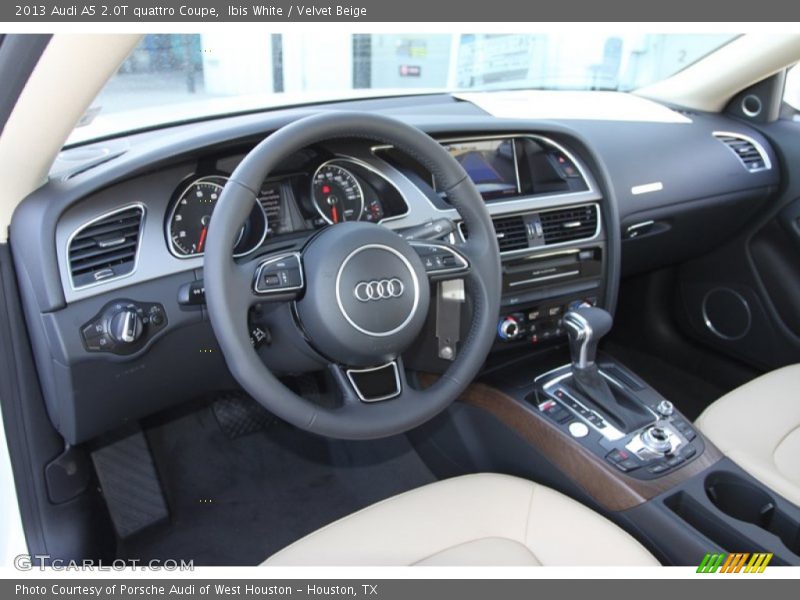 Ibis White / Velvet Beige 2013 Audi A5 2.0T quattro Coupe