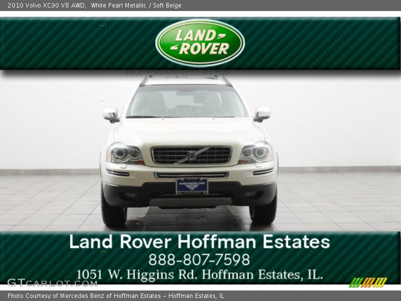 White Pearl Metallic / Soft Beige 2010 Volvo XC90 V8 AWD