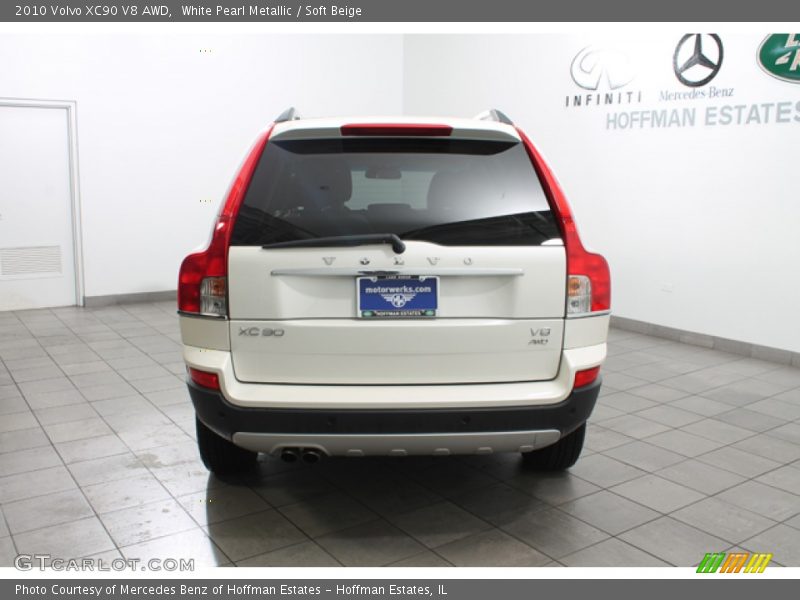 White Pearl Metallic / Soft Beige 2010 Volvo XC90 V8 AWD