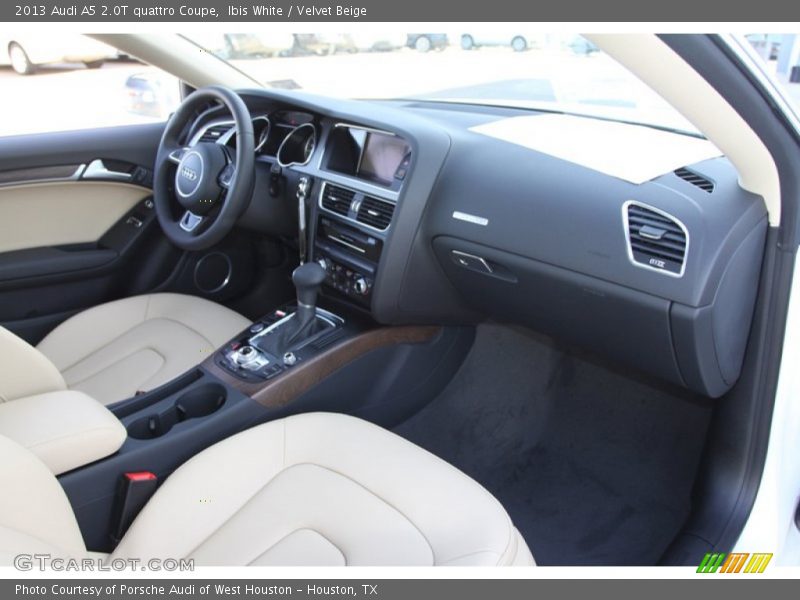 Ibis White / Velvet Beige 2013 Audi A5 2.0T quattro Coupe