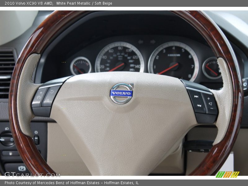 White Pearl Metallic / Soft Beige 2010 Volvo XC90 V8 AWD