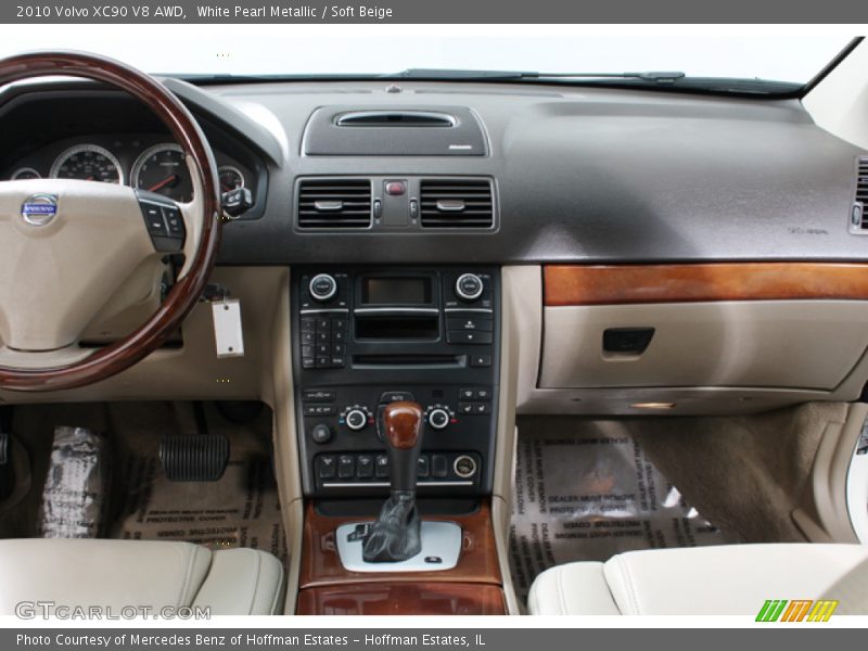 White Pearl Metallic / Soft Beige 2010 Volvo XC90 V8 AWD