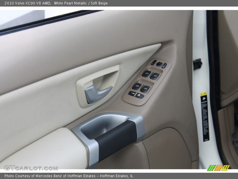 White Pearl Metallic / Soft Beige 2010 Volvo XC90 V8 AWD