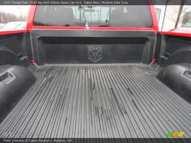 Flame Red / Medium Slate Gray 2007 Dodge Ram 1500 Big Horn Edition Quad Cab 4x4