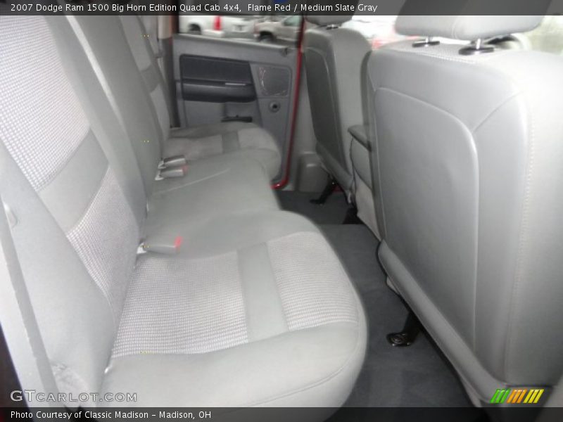 Flame Red / Medium Slate Gray 2007 Dodge Ram 1500 Big Horn Edition Quad Cab 4x4