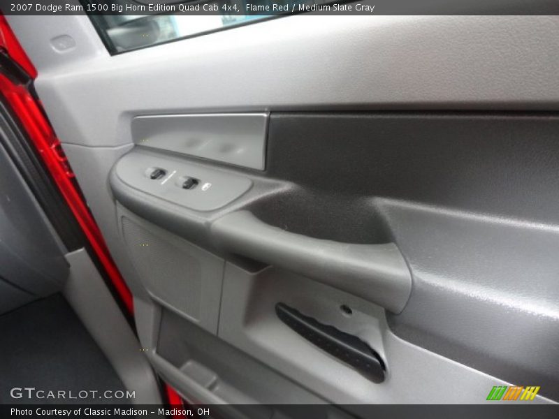 Flame Red / Medium Slate Gray 2007 Dodge Ram 1500 Big Horn Edition Quad Cab 4x4