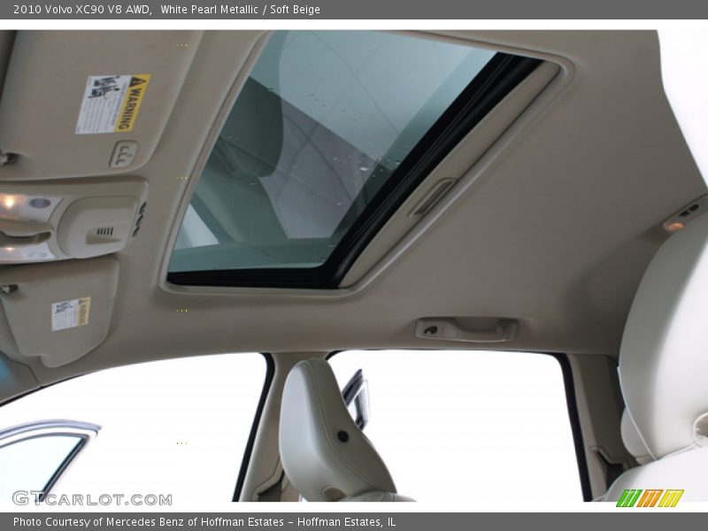 White Pearl Metallic / Soft Beige 2010 Volvo XC90 V8 AWD