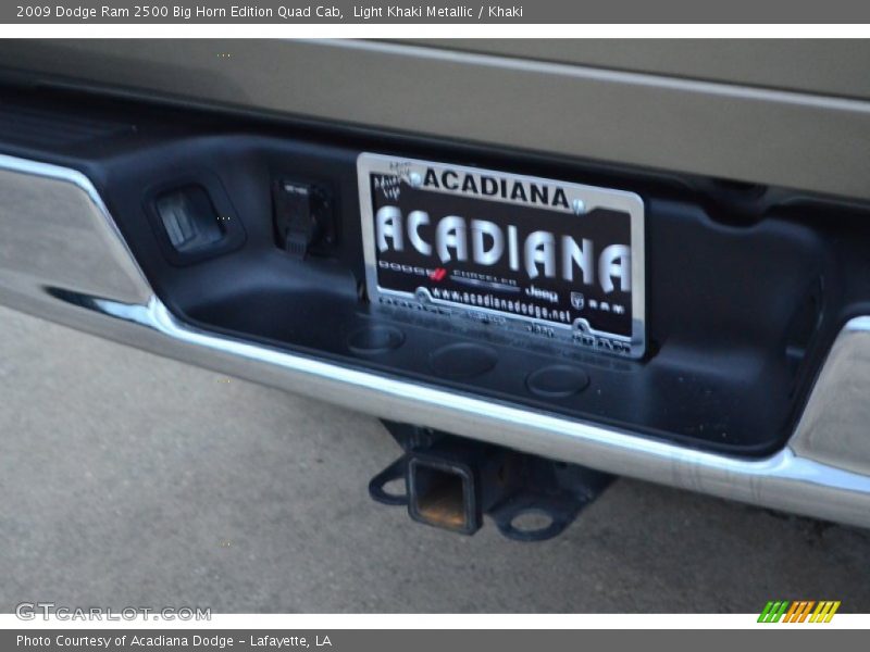 Light Khaki Metallic / Khaki 2009 Dodge Ram 2500 Big Horn Edition Quad Cab