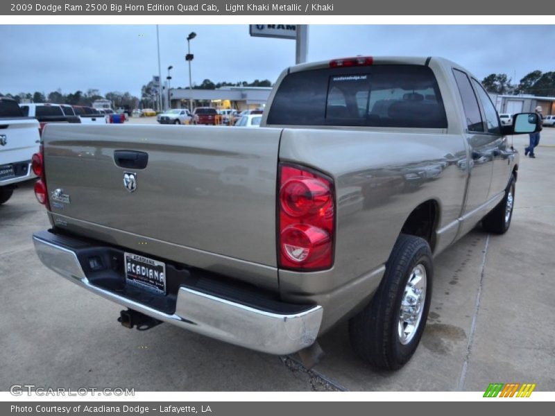Light Khaki Metallic / Khaki 2009 Dodge Ram 2500 Big Horn Edition Quad Cab