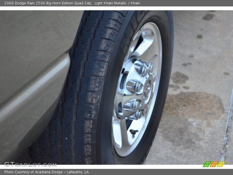 Light Khaki Metallic / Khaki 2009 Dodge Ram 2500 Big Horn Edition Quad Cab