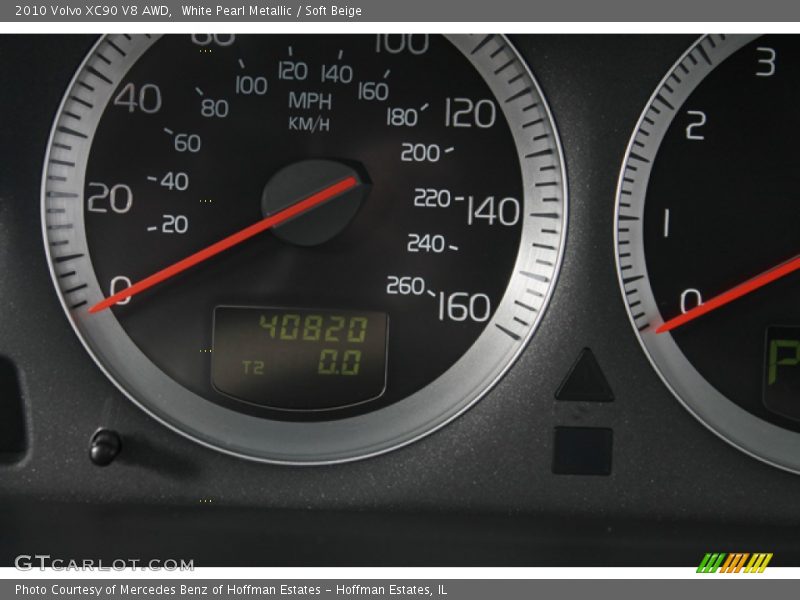 White Pearl Metallic / Soft Beige 2010 Volvo XC90 V8 AWD