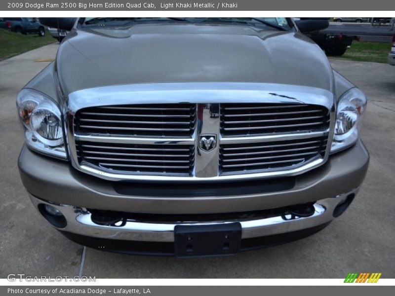 Light Khaki Metallic / Khaki 2009 Dodge Ram 2500 Big Horn Edition Quad Cab