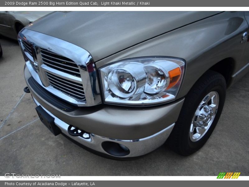 Light Khaki Metallic / Khaki 2009 Dodge Ram 2500 Big Horn Edition Quad Cab