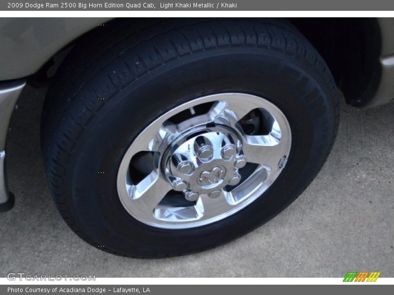 Light Khaki Metallic / Khaki 2009 Dodge Ram 2500 Big Horn Edition Quad Cab