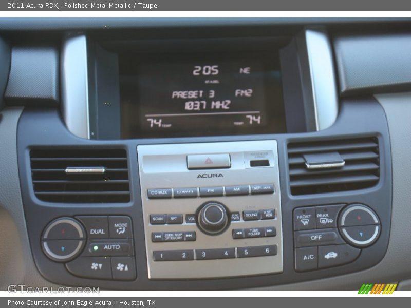 Polished Metal Metallic / Taupe 2011 Acura RDX