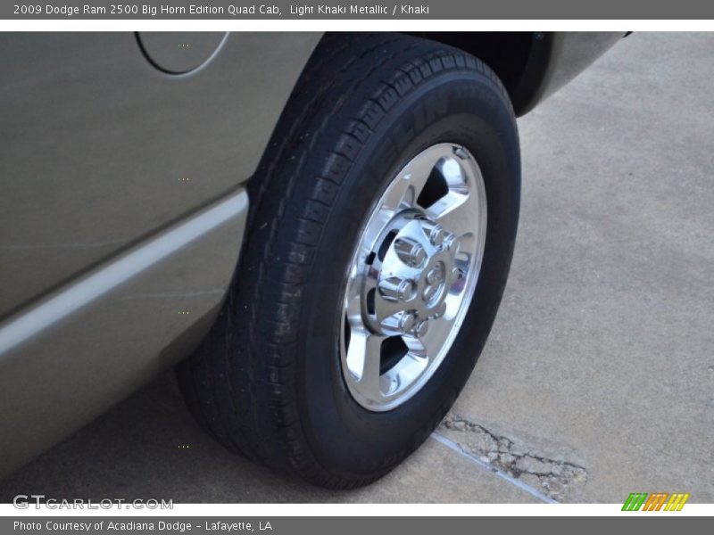 Light Khaki Metallic / Khaki 2009 Dodge Ram 2500 Big Horn Edition Quad Cab