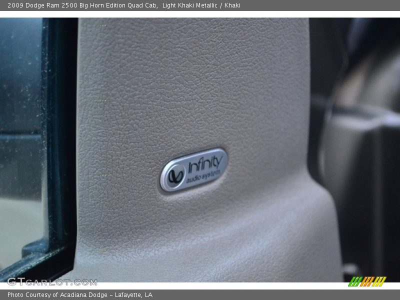 Light Khaki Metallic / Khaki 2009 Dodge Ram 2500 Big Horn Edition Quad Cab