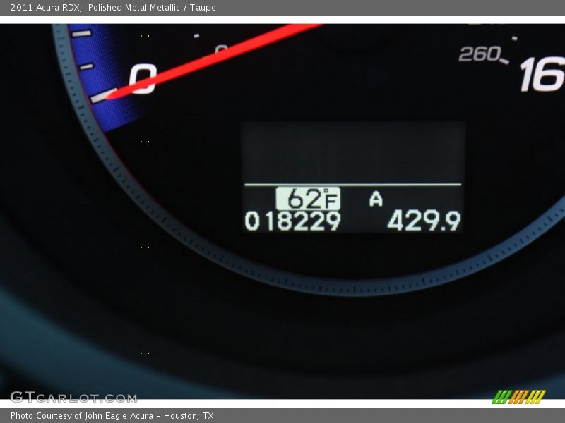 Polished Metal Metallic / Taupe 2011 Acura RDX