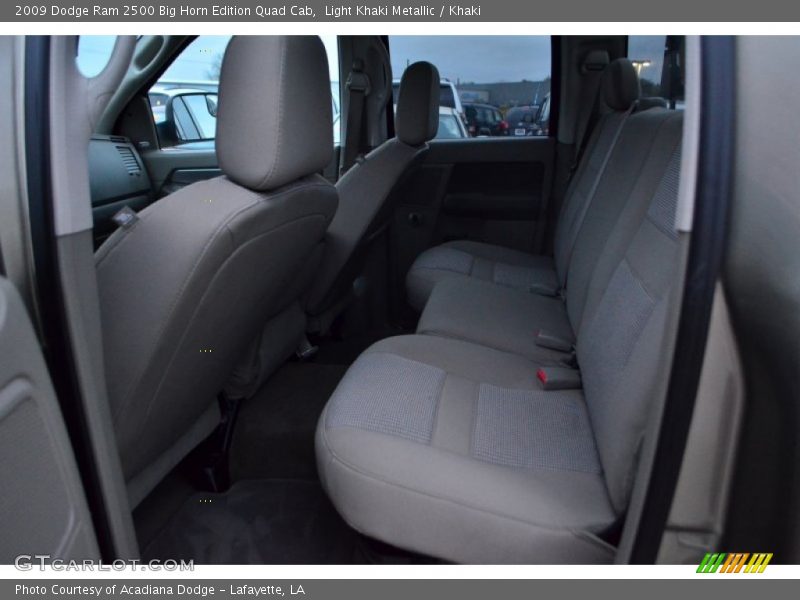 Light Khaki Metallic / Khaki 2009 Dodge Ram 2500 Big Horn Edition Quad Cab