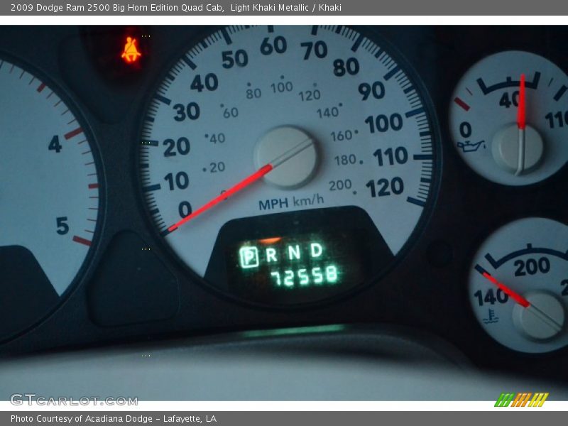 Light Khaki Metallic / Khaki 2009 Dodge Ram 2500 Big Horn Edition Quad Cab