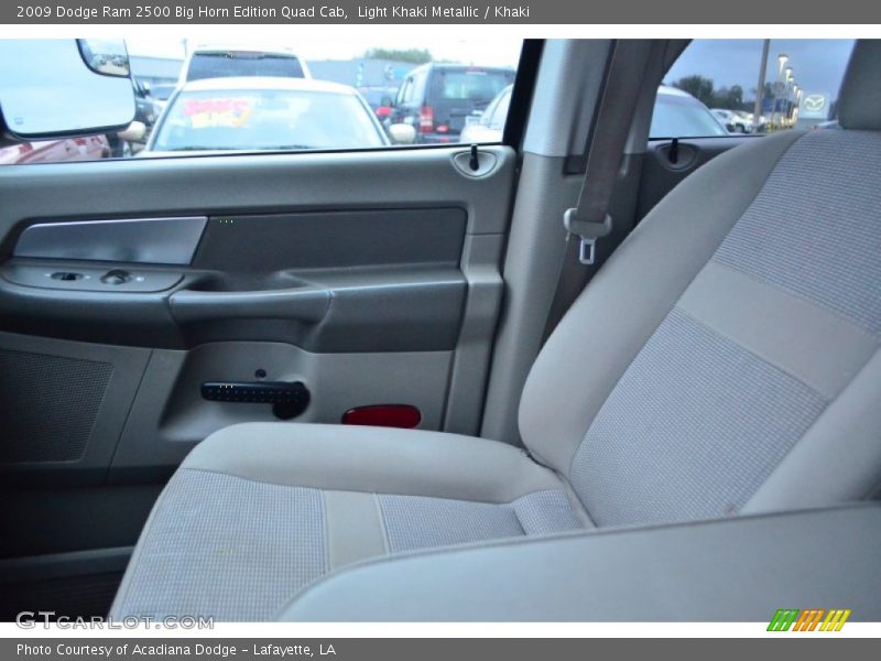 Light Khaki Metallic / Khaki 2009 Dodge Ram 2500 Big Horn Edition Quad Cab