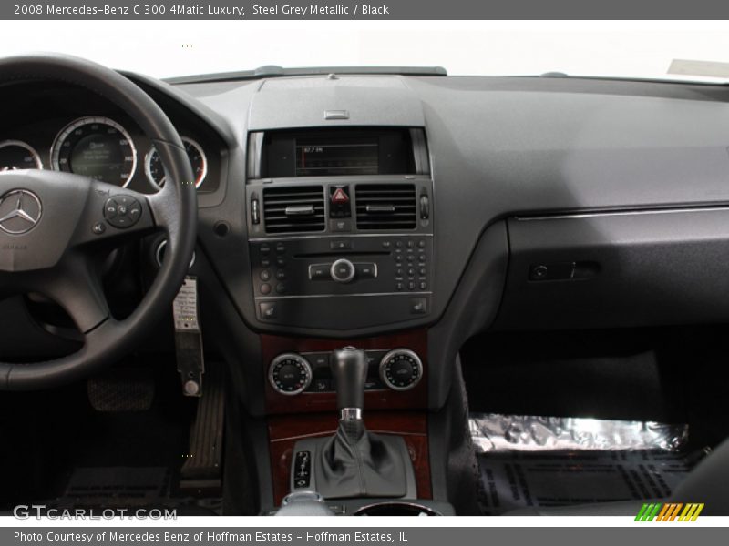 Steel Grey Metallic / Black 2008 Mercedes-Benz C 300 4Matic Luxury